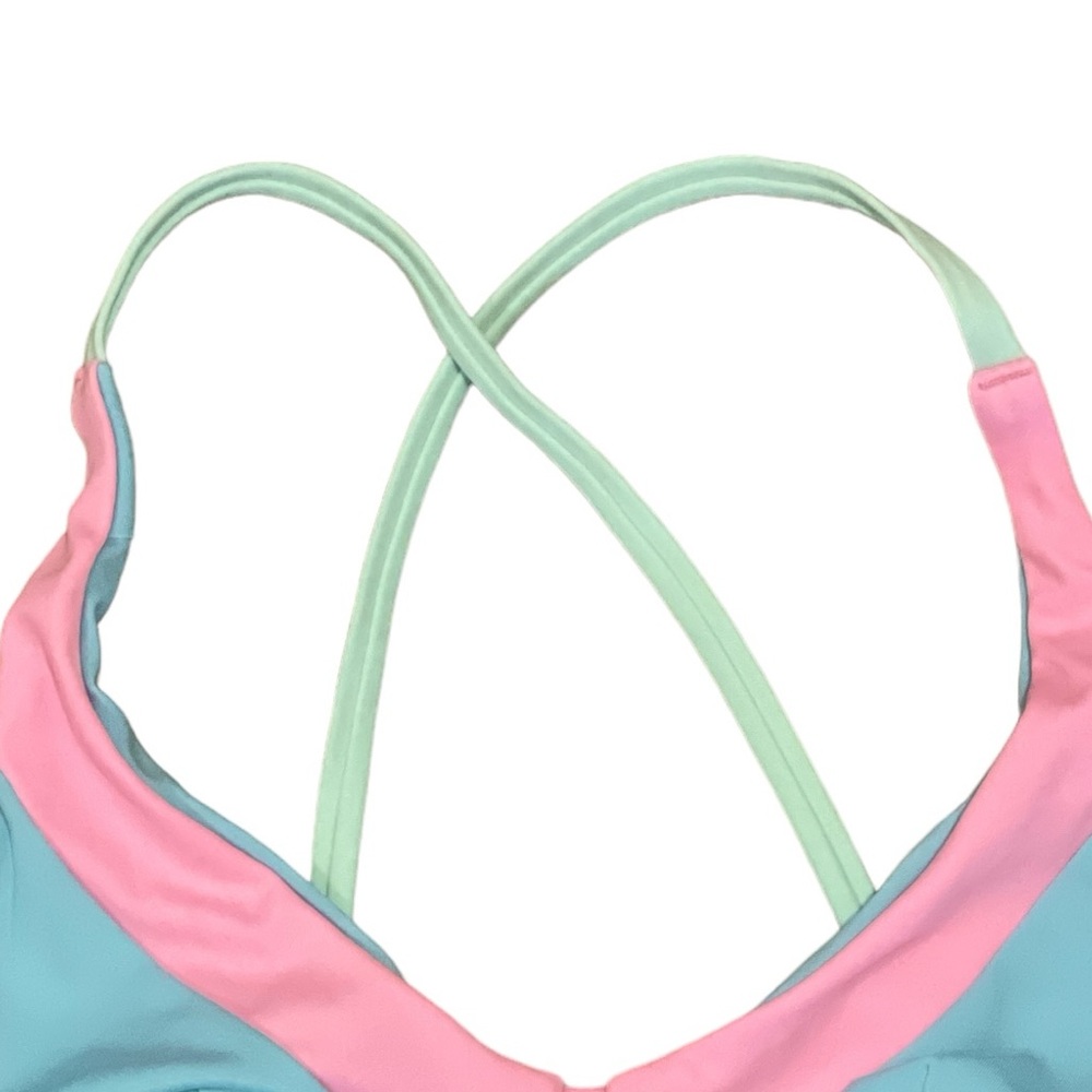 LoveShackFancy Blue and Pink Bikini - Picture 10 of 12